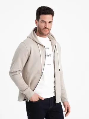 Herren -Sweatshirt OMBRE OM-SSBZ-0178 LEICHT BEIGE