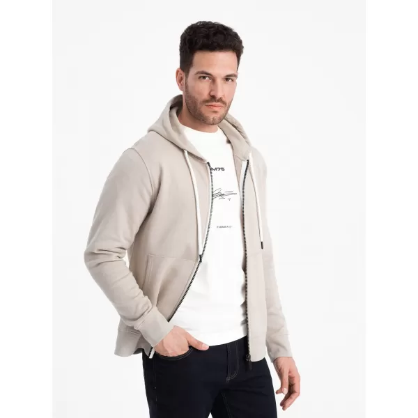  Herren -Sweatshirt OMBRE OM-SSBZ-0178 LEICHT BEIGE 