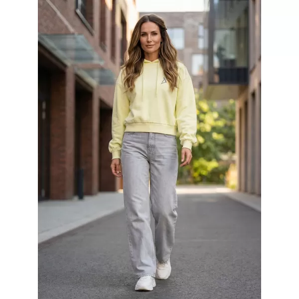  Frauen Sweatshirt aus Bio -Baumwolle ALTISPORT BYB/ALW002BY183 GELB 