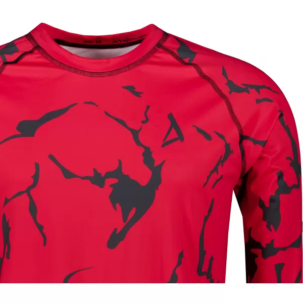  Funktionaler Term T -Shirt von Männern mit Langarmprämie ALTISPORT VOJ/ALM052TER01 ROT 