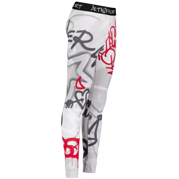  Die funktionelle Thermohosen für Männer Premium ALTISPORT VOJ/ALM054TER02 GRAU -RED 