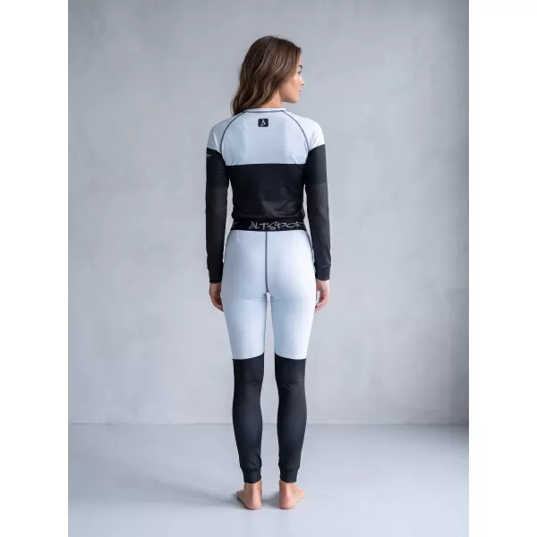  Frauenfunktionales Thermo -T -Shirt mit langen Ärmeln Premium ALTISPORT VOJ/ALW051TER01 HIMMLISCH BLAU 