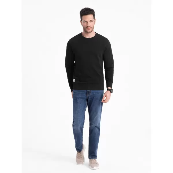  Herren -Sweatshirt OMBRE OM-SSBN-0175 SCHWARZ 