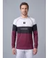 Funktionaler Term T -Shirt von Männern mit Langarmprämie ALTISPORT VOJ/ALM051TER01 BURGUND