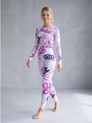 Frauenfunktionelle Thermohosen Prämie ALTISPORT VOJ/ALW054TER02 LILA