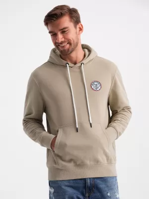 Herren -Sweatshirt OMBRE OM-SSNZ-0144 SAND