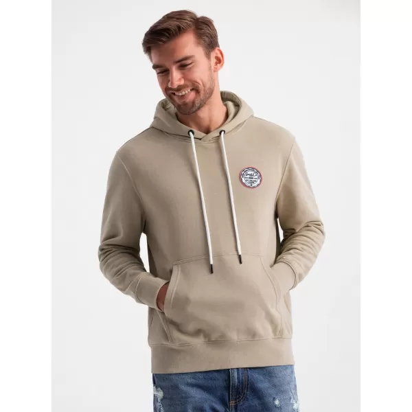 Herren -Sweatshirt OMBRE OM-SSNZ-0144 SAND 