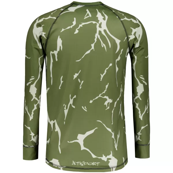  Funktionaler Term T -Shirt von Männern mit Langarmprämie ALTISPORT VOJ/ALM052TER01 KHAKI 