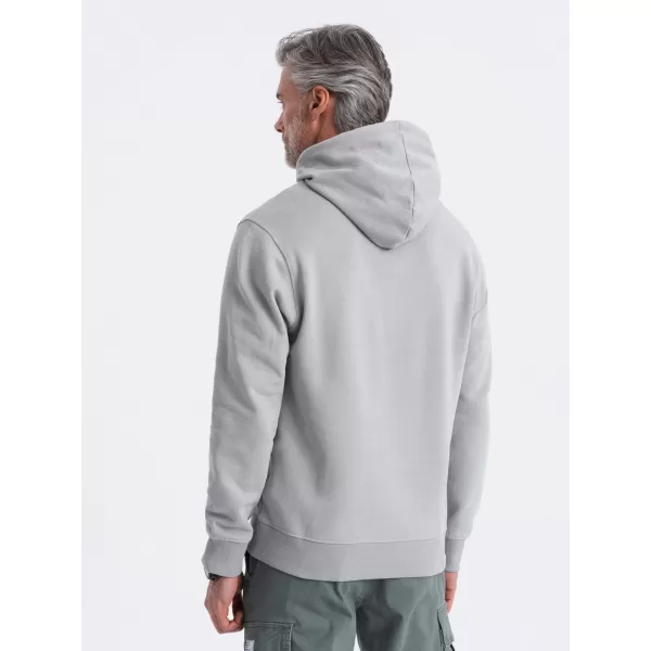  Herren -Sweatshirt OMBRE OM-SSBN-0177 GRAU 