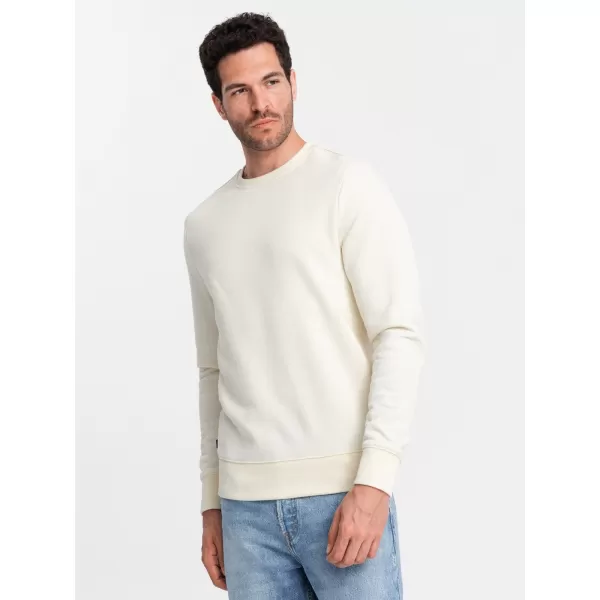  Herren -Sweatshirt OMBRE OM-SSBN-0159 CREME 