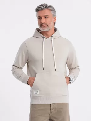 Herren -Sweatshirt OMBRE OM-SSBN-0177 LEICHT BEIGE