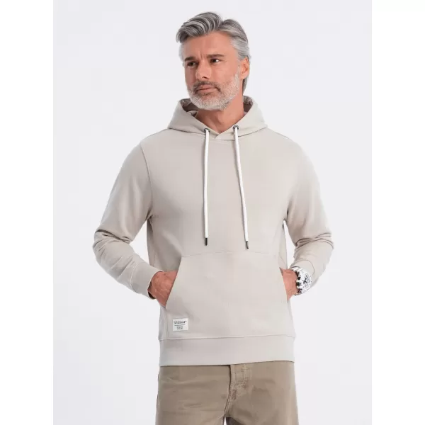  Herren -Sweatshirt OMBRE OM-SSBN-0177 LEICHT BEIGE 