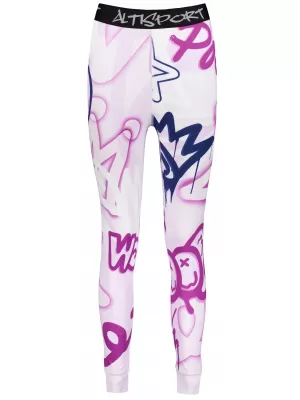 Frauenfunktionelle Thermohosen Prämie ALTISPORT VOJ/ALW054TER02 LILA