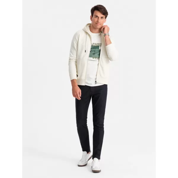  Herren -Sweatshirt OMBRE OM-SSBZ-0160 CREME 