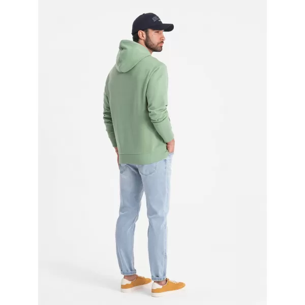  Herren Sweatshirt OMBRE OM-SSBN-0177 GRÜN 