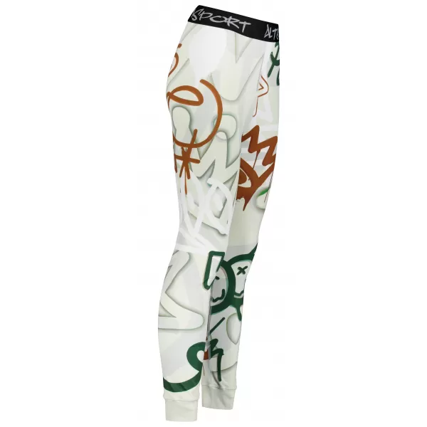  Frauenfunktionelle Thermohosen Prämie ALTISPORT VOJ/ALW054TER02 GRÜN -BROWN 