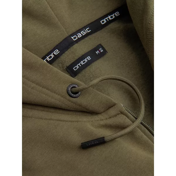  Herren -Sweatshirt OMBRE OM-SSBZ-0160 OLIVE 
