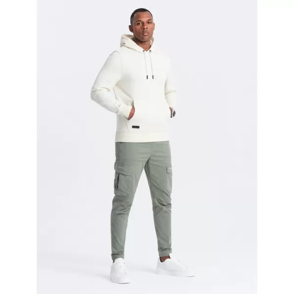  Herren -Sweatshirt OMBRE OM-SSBN-0161 CREME 