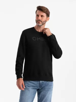 Herren -Sweatshirt OMBRE OM-SSPS-0181 SCHWARZ