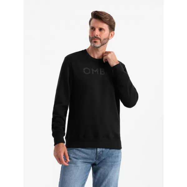  Herren -Sweatshirt OMBRE OM-SSPS-0181 SCHWARZ 