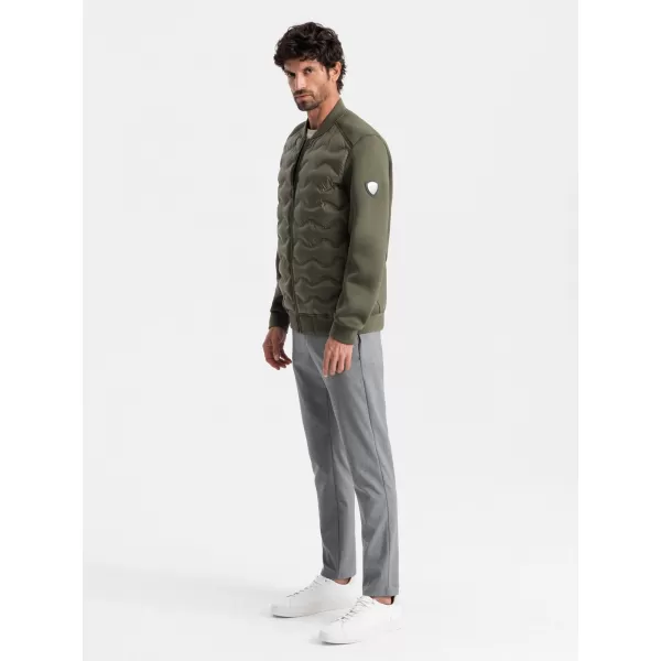  Jacke OMBRE OM-JALP-0141 DUNKLER OLIVENGRÜN 
