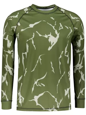 Funktionaler Term T -Shirt von Männern mit Langarmprämie ALTISPORT VOJ/ALM052TER01 KHAKI