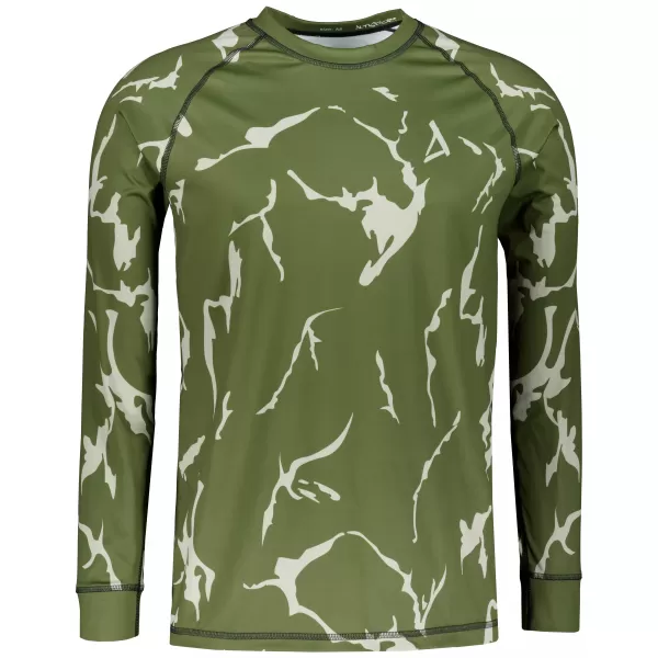  Funktionaler Term T -Shirt von Männern mit Langarmprämie ALTISPORT VOJ/ALM052TER01 KHAKI 