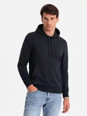 Herren -Sweatshirt OMBRE OM-SSBN-0161 SCHWARZ
