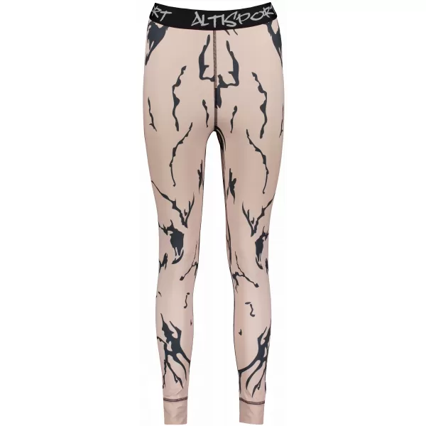  Frauenfunktionelle Thermohosen Prämie ALTISPORT VOJ/ALW052TER02 BRAUN 