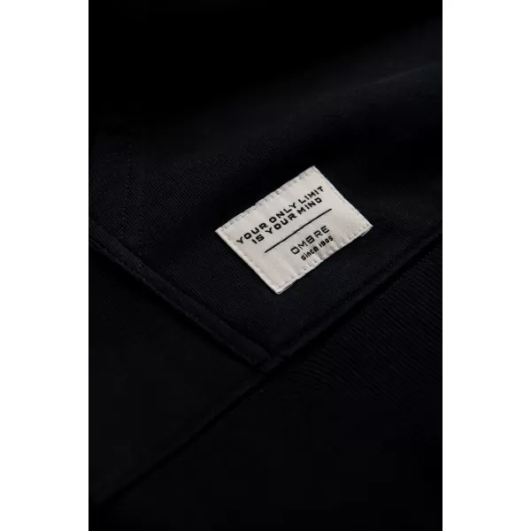  Herren -Sweatshirt OMBRE OM-SSBN-0177 SCHWARZ 