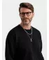 Herren -Sweatshirt OMBRE OM-SSNZ-0164 SCHWARZ
