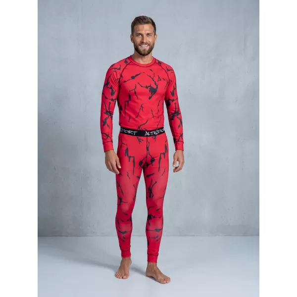  Die funktionelle Thermohosen für Männer Premium ALTISPORT VOJ/ALM052TER02 ROT 