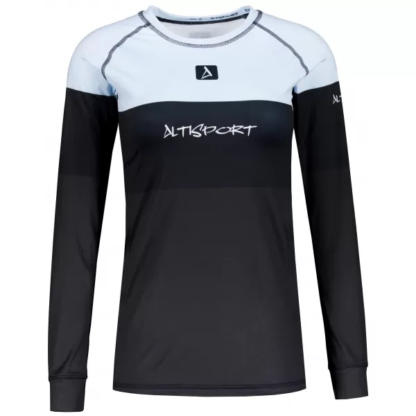  Frauenfunktionales Thermo -T -Shirt mit langen Ärmeln Premium ALTISPORT VOJ/ALW051TER01 HIMMLISCH BLAU 