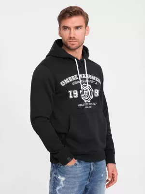 Herren Sweatshirt OMBRE OM-SSPS-0143 SCHWARZ