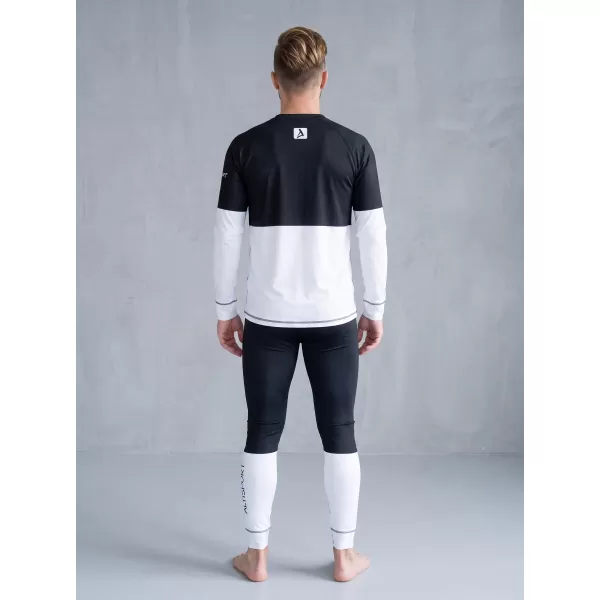  Die funktionelle Thermohosen für Männer Premium ALTISPORT VOJ/ALM051TER02 SCHWARZ UND WEIß 