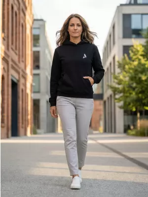 Damen Sweatshirt ALTISPORT BYB/ALW002BY289 SCHWARZ