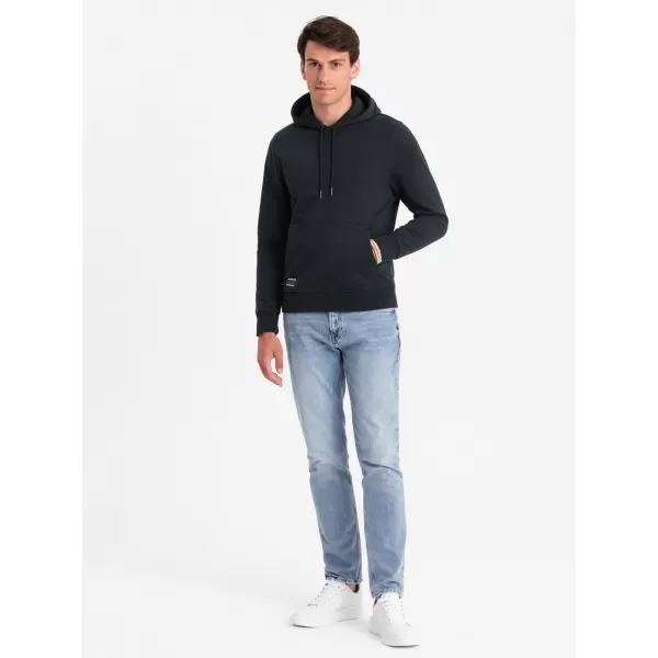  Herren -Sweatshirt OMBRE OM-SSBN-0161 SCHWARZ 