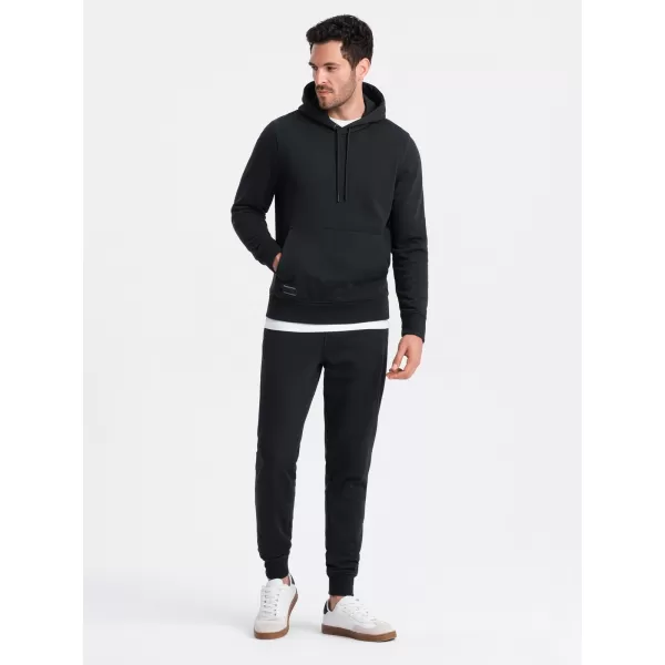  Herren -Traursanzüge OMBRE OM-PABS-0174 SCHWARZ 