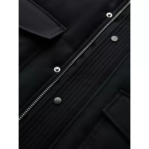  Herren Winterjacke OMBRE OM-JALJ-0182 SCHWARZ 