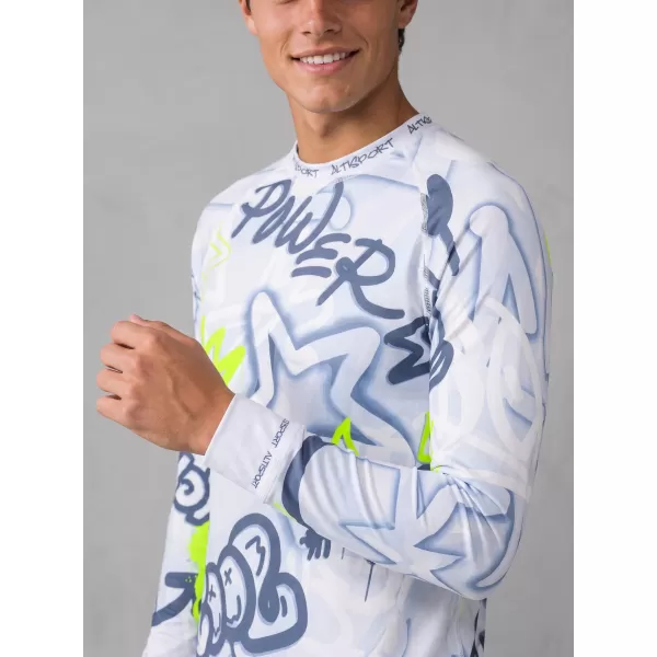  Funktionaler Term T -Shirt von Männern mit Langarmprämie ALTISPORT VOJ/ALM054TER01 BLAU 