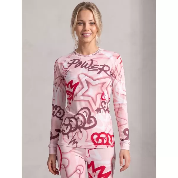  Frauenfunktionales Thermo -T -Shirt mit langen Ärmeln Premium ALTISPORT VOJ/ALW054TER01 ROSA 