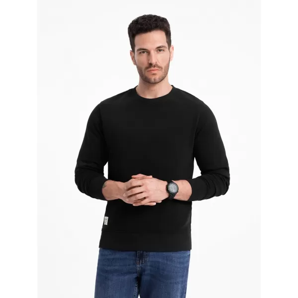  Herren -Sweatshirt OMBRE OM-SSBN-0175 SCHWARZ 