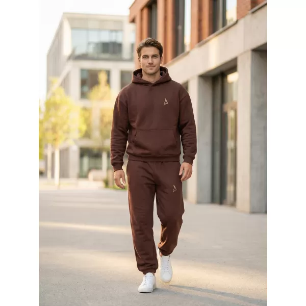 Herren -Sweatshirt ALTISPORT BYB/ALM002BY284 SCHOKOLADE 