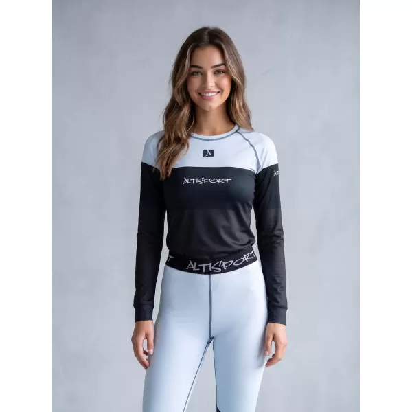  Frauenfunktionelle Thermohosen Prämie ALTISPORT VOJ/ALW051TER02 HIMMLISCH BLAU 
