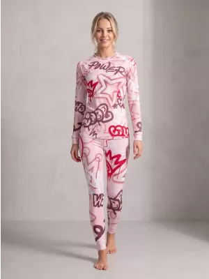 Frauenfunktionelle Thermohosen Prämie ALTISPORT VOJ/ALW054TER02 ROSA