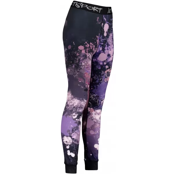  Frauenfunktionelle Thermohosen Prämie ALTISPORT VOJ/ALW055TER02 SCHWARZ -VIOLETT 