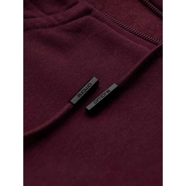  Herren -Sweatshirt OMBRE OM-SSBZ-0160 KASTANIENBRAUN 