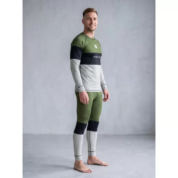  Die funktionelle Thermohosen für Männer Premium ALTISPORT VOJ/ALM051TER02 KHAKI 