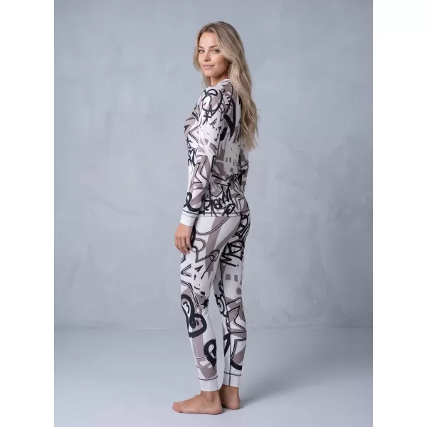  Frauenfunktionelle Thermohosen Prämie ALTISPORT VOJ/ALW054TER02 WEIß -GRAY 