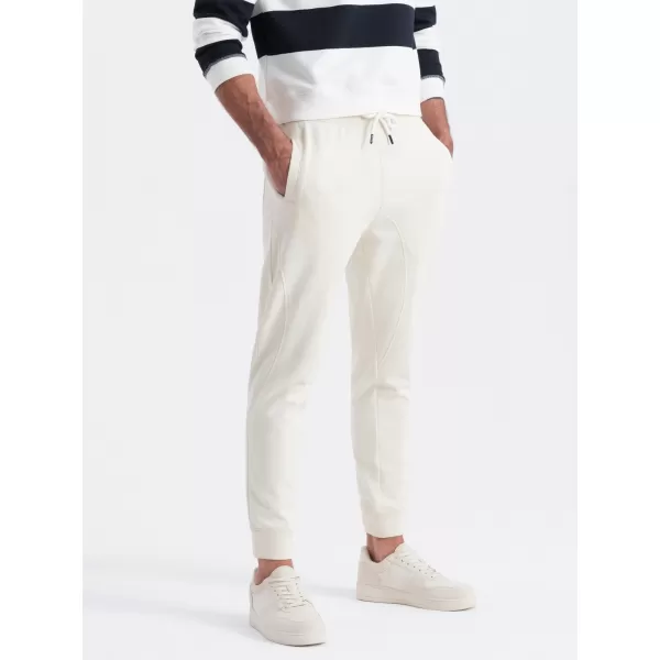  Herren -Traursanzüge OMBRE OM-PABS-0173 CREME 